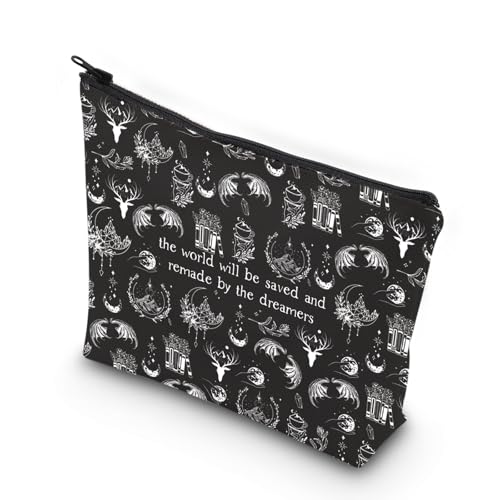 VAMSII Throne Themed Gift Readers Gift Glass Fiction Fan Gift SJM Merch Makeup Bag Gift For Fans (the dreamers)