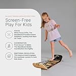 GIBBON SlackBoard - GiBoard Balance Board - Gift for Kids & Adults - 1 & 2 Line Options - Slackline Balance Trainer for Core Workouts, Standing Desk Exercise, Home Gym, Yoga & More - Image 5