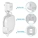 Wall Mount Holder for eero Pro Home WiFi System-Simple and Sturdy Wall Mount Holder Stand Bracket (NOT for eero 6 or eero pro 6), Without Messy Wires (White(3 Pack))