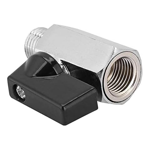 Pomya Water Cooling Valve, G1/4 Threads Valves Water Ball Valve for Computer Water Cooling System, Great Accessory for Computer With Handle Design Cover