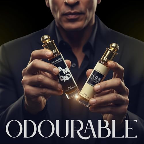 Image of SRK Edition Attar Combo | Tam Dao & Dun Icon | 100% Pure Long Lasting Ittar for Men & Women | Sandalwood Fresh Woody Fragrance | SRK Perfume Oil 8ml x 2 | Ideal Gift