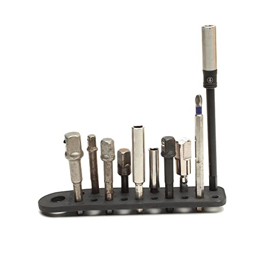 Bit Belt - Hex Bit Organizer/Holder - Flexible, Rubber Design - For Use With 1/4-Inch Hex Bits With Groove - Holds 20 Bits Each - Pack Of 2 #TOP6