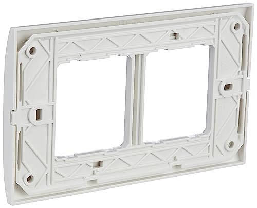 Image of ANCHOR Roma Polycarbonate 4 Module Tresa Plate (Standard Size, White) (Pack of 4)
