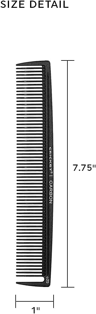 Cricket Carbon Comb Multi-Purpose - C25 Uni 1 Piece Comb