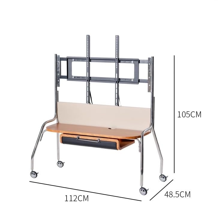 Soporte móvil para TV de 55 a 85 pulgadas con ruedas miniatura 2