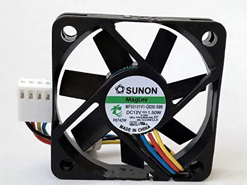 Ventilateur 5cm 12V PWM 4 Broches - Modèle PVA050C12Q-P01-AE, Neuf, Pour Refroidissement PC Ou électronique