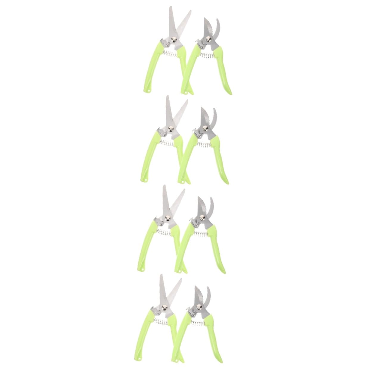 UPKOCH 4 Sätze Garten Astschneider Pflanzenschneider Für Gemüse Ergonomische Und Praktische Gartenschere Für Präzises Und Trimmen Sträuchern 2 Stück * 4