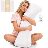 HerComfort Pillows Poduszka Obciążeniowa dla Dorosłych 3 KG | 104 * 30 CM | Śpij Lepiej & Poczuj Spokój | Weighted Body Pillow | Na Każdy Sezon | Poduszka do Przytulania dla Dorosłych