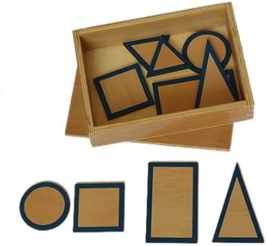 Montessori Geometric Solids Bases with Box
