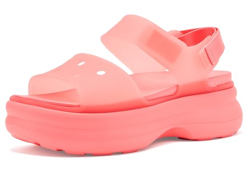Crocs Women Soho Sandal, Guava, 3 UK Women