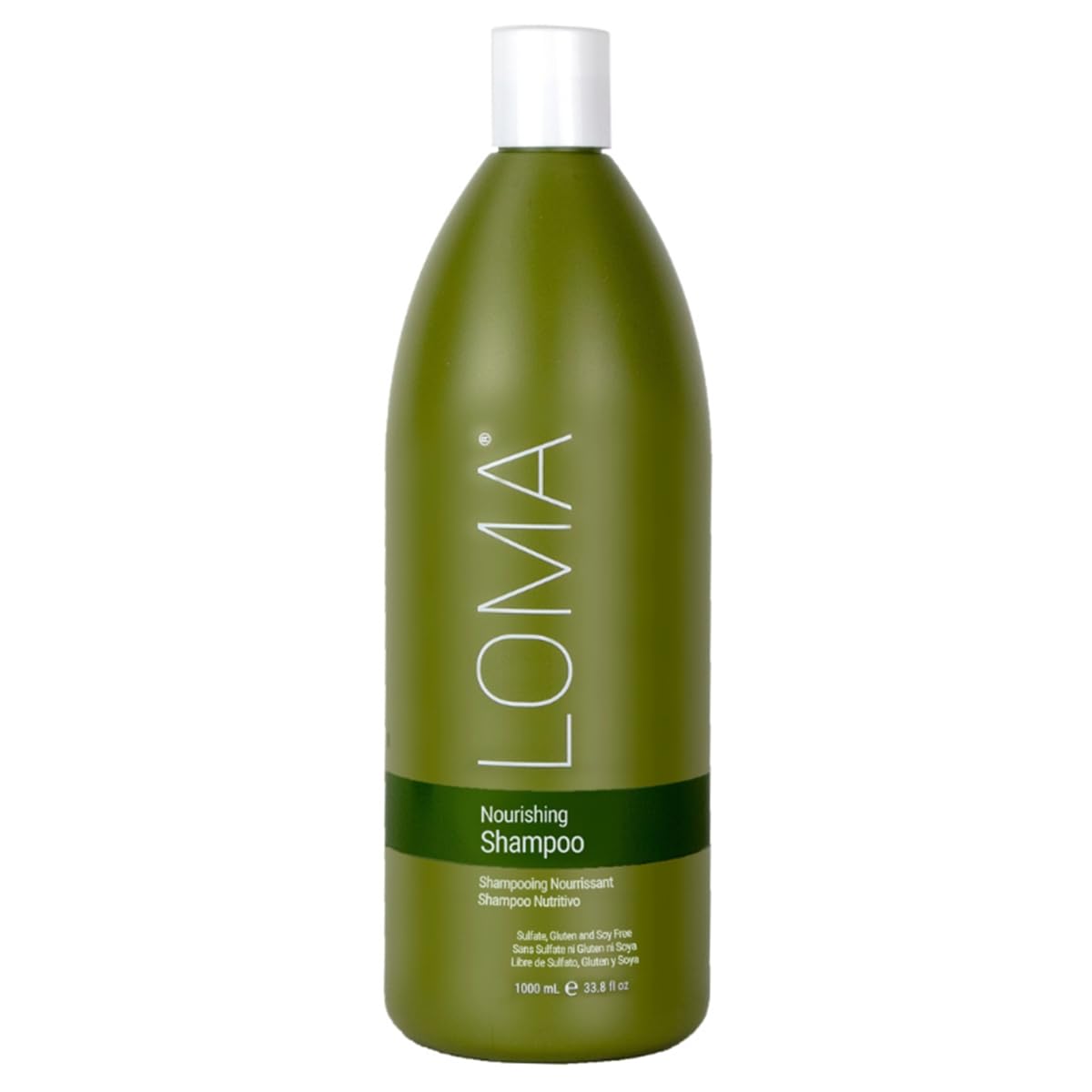 LOMA Nourishing Shampoo 1L mit Aloe & Quinoa, sulfatfrei | Pflegendes Shampoo mit Aloe Vera, Jojobaöl und Quinoa; nährt trockenes Haar. Sulfat-, paraben- & glutenfrei. 1L.
