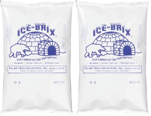 Image of Polar Tech | IB 6 | ICE-BRIX & Xtreme BRIX Cold Packs | 6 oz, 6 inch x 4 inch x 3 /4 inch (Case of 48) (Pack of 2)