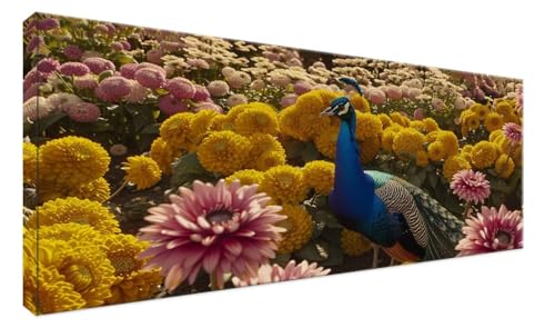 Kit de pintura de diamantes 5D de pavo real: manualidades relajantes para decorar tu salón