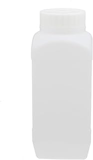 Aexit 1500ml Plastic gauge HDPE Wide Mouth Reagent Bottle Sample Sealling Thicken White