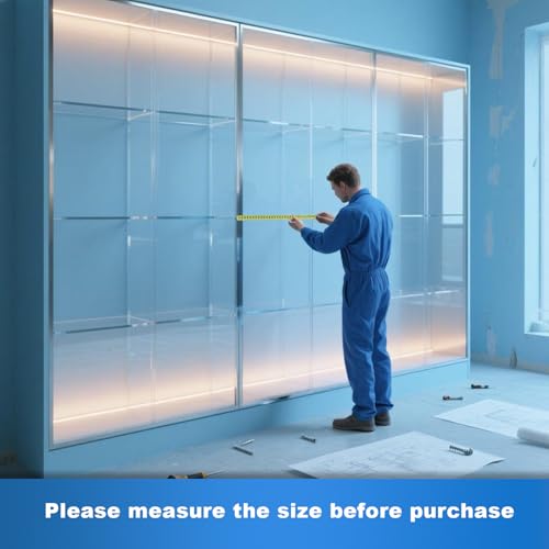 Eiscrgela 4pack Acrylic Medicine Cabinet Replacement Shelves 13inch Medicine Replacements Suitable for Medicine Bathroom Kitchen WallMounted Hanging Medicine Cabinet Shelves - Thumbnail 6
