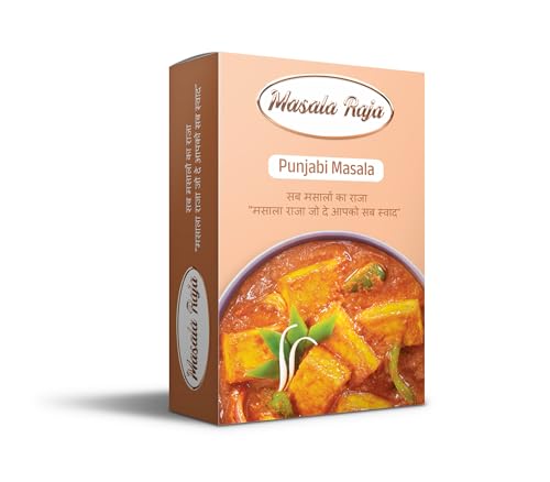 Masala Raja Punjabi Masala 100g, (No Onion, No Garlic) Blended Spice for Authentic Taste and Colour, Made With 100% Natural Ingredients Of Mountains