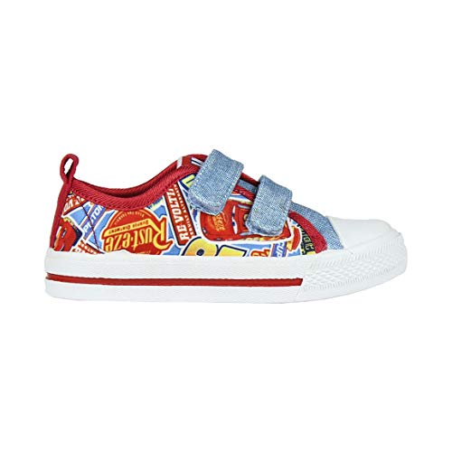Cerdá Zapatilla Loneta Baja Cars 3 Sneaker a Collo Alto Bambino, Blu C37 26 EU