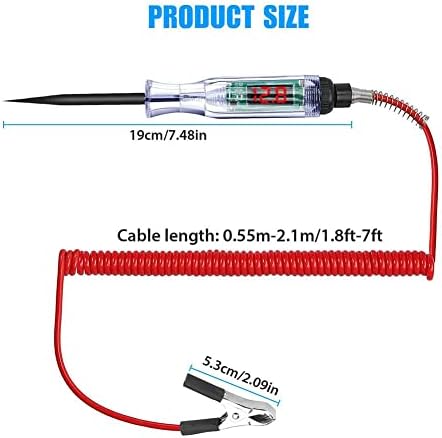 Jkapagzy 3-70V Digital Electric Circuit LCD Tester Test Light Car Truck Voltage Probe Pen