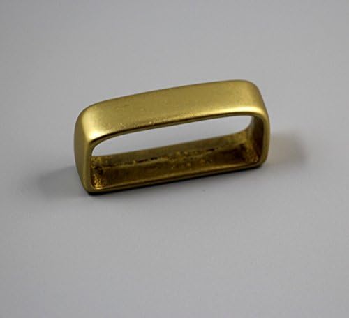 CHENGYIDA Leathercraft Hardware Brass Belt Loop,Solid Brass Strap Loop/Keeper 1-1/2'' (3.8-4.0 cm)