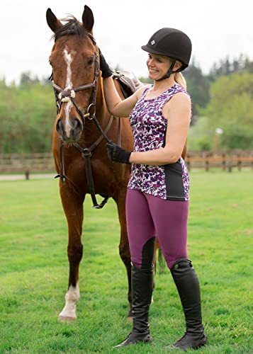 Kerrits Flow Rise Knee Patch Performance Tight Magenta Size: XL - Thumbnail 4