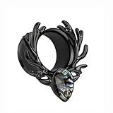 dilatoren set apotheke Fine or Fashion: Fashion HND ZNXHNDSH Punk Tunnel-Ohr-Piercing Dilator Plug-and-Spur Ohrstecker for Unisex Weihnachtsfest (Color : 8mm, Size : Black)