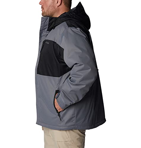 Columbia Men's Tipton Peak Ii Insulated Jacket, City Grey/Black, Medium #TOP7