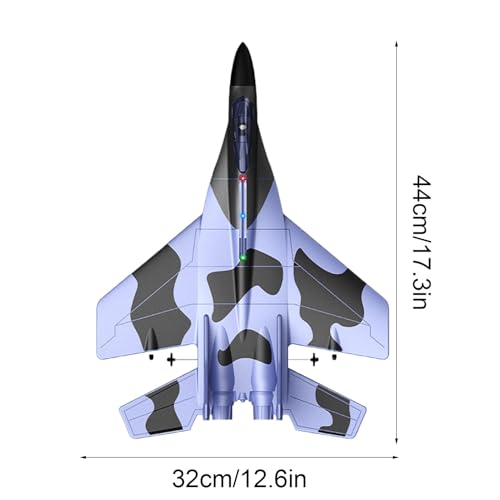 2.4GHZ RC Remote Control Fighter Model Toy | Wonstorex RC Plane | Light Up Remote Control Fighter Jets | ZY-530 Prox Airplane Glider Plane Drone Toy For Kids Adults Outdoor Play - Image 2