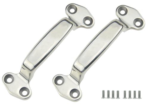 YUDTKK 2 Pack Heavy Duty Marine Grade Handle Stainless Steel Lift Grab Pull Handle,5-3/4 Inch