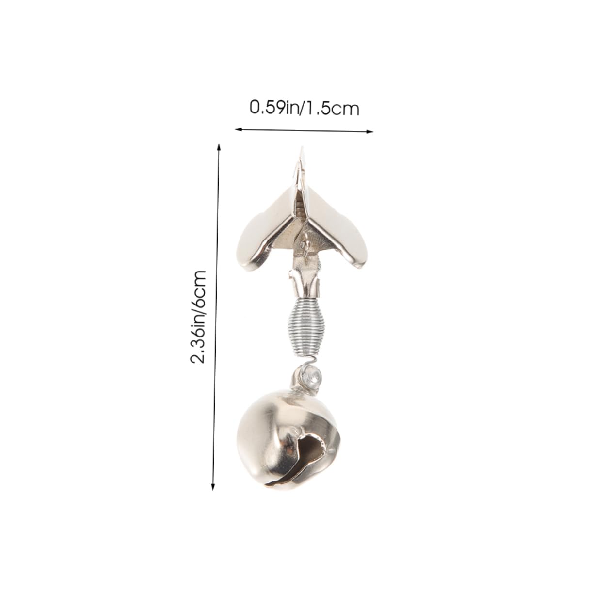 WHAMVOX 20Pcs Fishing Alarm Portable Alert Bells for Fishing Rods Easy to Attach Outdoor Fishing Accessories Durable and Reliable Fishing Alerts