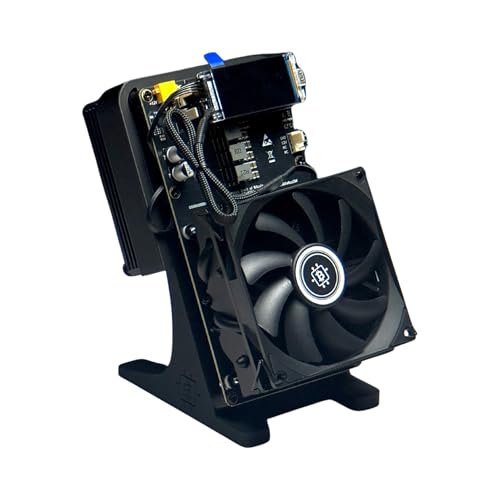Home Bitcoin Miner NerdQaxe++ 6TH/s 100W with Upgraded BM1370 ASIC Chips Plug and Play with 2.4G WiFi Dual-Fan Quiet Operation for Efficient Crypto Miner Bitcoin Miner for Beginners