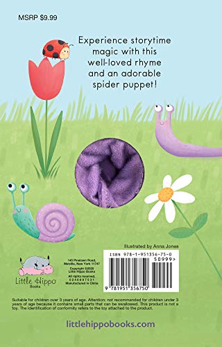 Itsy Bitsy Spider - Children's Finger Puppet Board Book #TOP1