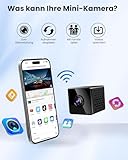 javiscam Mini Spy Camera 4K Hidden Camera with Night Vision WiFi Indoor Security Cam with Motion Detection/Cloud&SD Storage/Built-in Battery/Real-Time Video for Home Nanny Cameras - Image 6