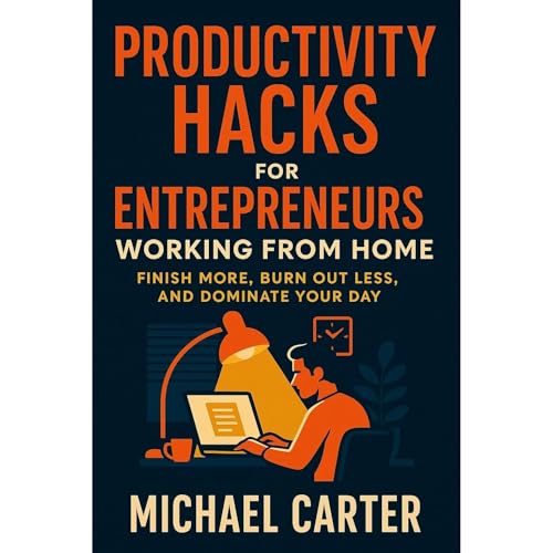 Productivity Hacks for Entrepreneurs Working from Home Audiolibro Por Michael Carter arte de portada