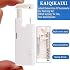 KAIQIKAIXI 2Pcs Ear Piercing Kit Automatic And Painless Ear Nail Gun Disposable Aseptic Household Ear Piercing Gun Portable Ear Piercing Gun Group Ear Piercing Tools (5mm, Silver)