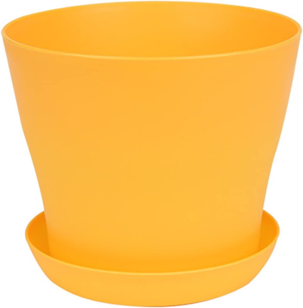 Flower Pot Solid Color Thickened Flower Pot Round Shaped