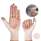 Wrist Support Braces - Gel Wrist Brace for Left and Right Hand | Proven to Relieve Wrist & Thumb Pain from Tenosynovitis, Arthritis, Rheumatism, Carpal Tunnel & More
