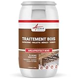 Traitement bois Insectes xylophène et champignons   Insectiside/Protection bois pour charpentes, poutres terrasses bois | ARCAPROTECT BOIS   200 L   ARCANE INDUSTRIES