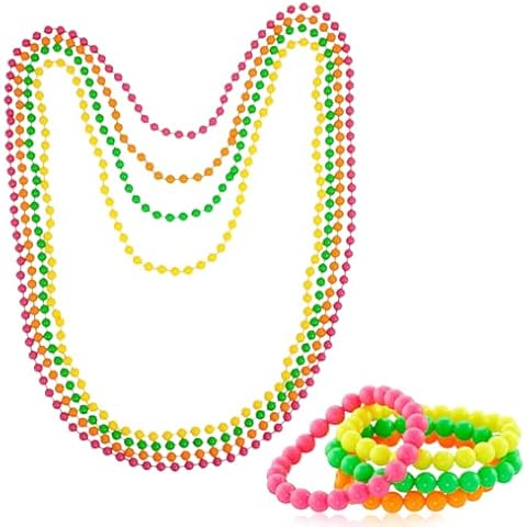 Qianeffort 80's Retro Beaded Jewellery Set Cover