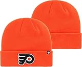 47 NHL Unisex-Adult Primary Logo Cuffed Knit Beanie Hat Cold Weather Hat, One Size (US, Alpha, One Size, Philadelphia Flyers)