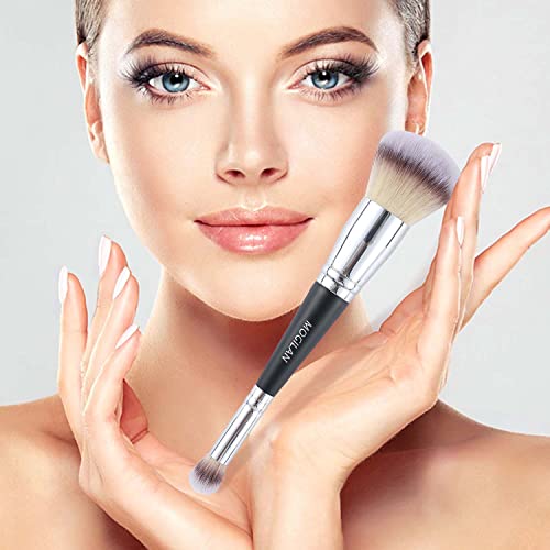 Foundation Brushes,Energy Makeup Brushes Dual-Ended Foundation Brush Concealer Brush Perfect For Any Look Premium Luxe Hair Rounded Tapered Flawless Brush Ideal For Liquid, Cream, Powder,Blending, Buffing,Concealer #TOP5