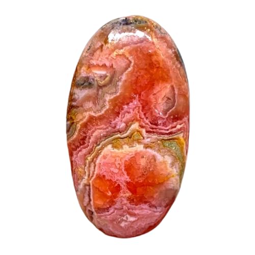 Rhodochrosite naturelle pierre de l'amour cabochon unique pour collier suspendu