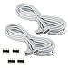 Produktbild COOLWEST 2er-Pack 2M Verlängerung Anschluss Kabel für LED RGB-Strip 4 pin, Verbinder, geeignet für LED RGB Leiste Streifen