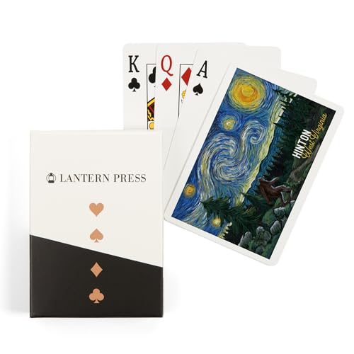 Lantern Press Naipes Poker 52 Cartas Estilo Noche Estrellada