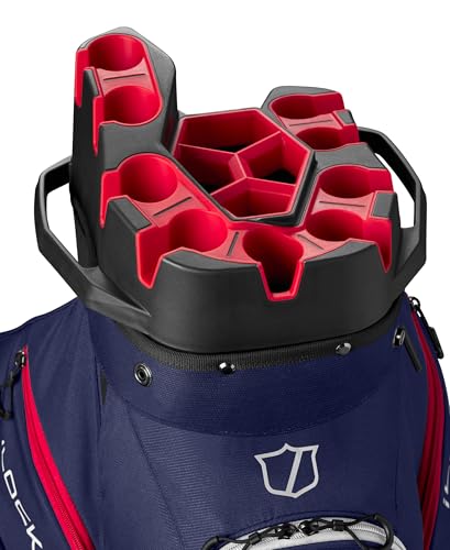 Wilson I-Lock CART Bag Marine/Weiß/Rot