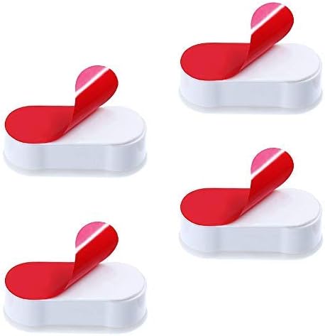 Toilet Seat Bumper Toilet Replacement Bumper Kit with Strong Adhesive Used for Home, Hotel, Hospital by Reachno, 4 Pieces