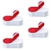 Toilet Seat Bumper Toilet Replacement Bumper Kit with Strong Adhesive Used for Home, Hotel, Hospital by Reachno, 4 Pieces