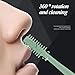 Yeezyfafa 3 Pack Nasal Hair Cutter for Women Manual, 2 in 1 Double Sided Nose Hair Remover