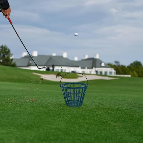 Panier de ramassage de balles de golf bleu petit format seau - 7