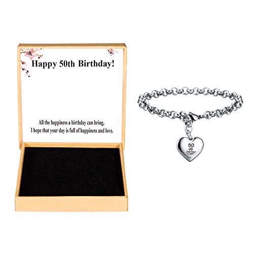 21. 50th Birthday Bracelet