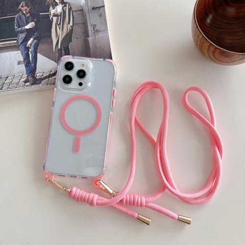 Coque iPhone 16 Pro avec cordon et charge sans fil magnétique
